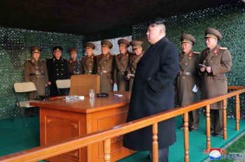 Kim oversees simulated nuclear counterattack against U.S., South Korea