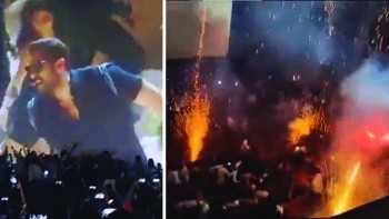 Salman's fans set off fireworks inside cinema hall