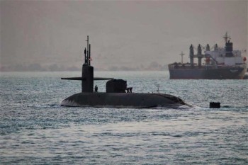 U.S. deploys guided-missile submarine amid tensions with Iran