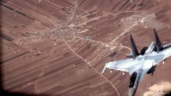 US releases video of Russian fighter jets 'harrassing' American drones over Syria